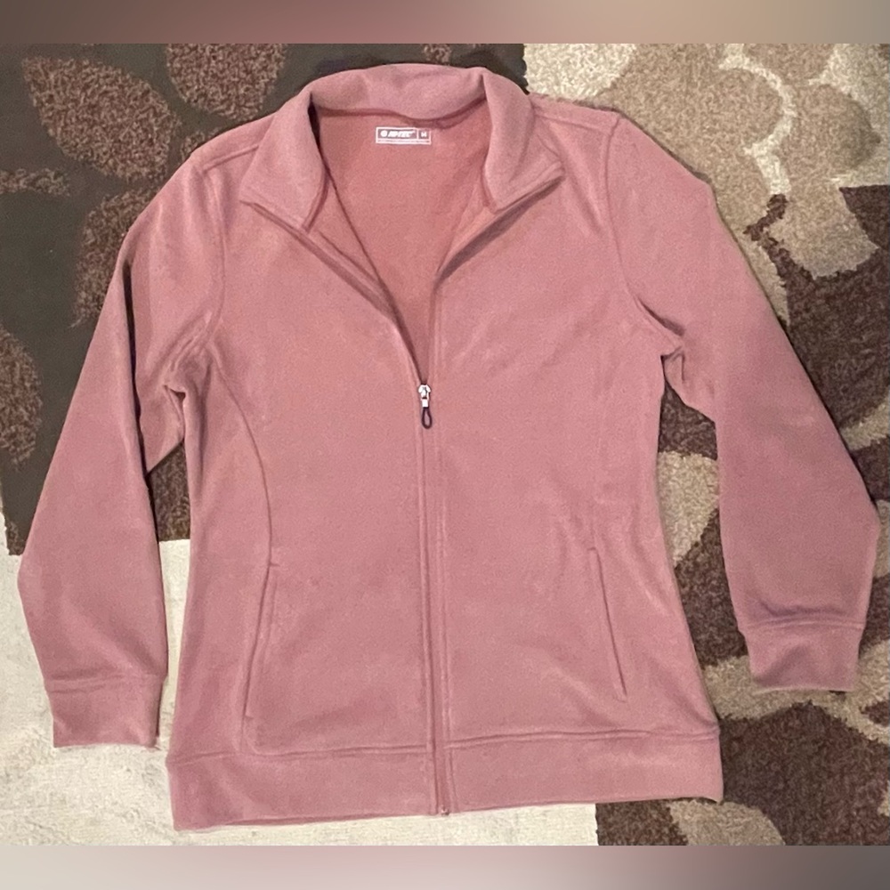 Hi-Tec Pink Super Cozy Full Zip Tec Fleece size medium